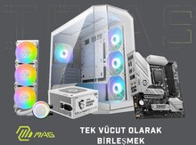 MSI Gaming Case MAG PANO M100R PZ WHITE mATX, Side:3x 120mm A-RGB Fan, Rear: 1x 120mm A-RGB Fa, SPCC