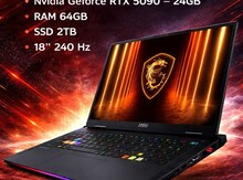 MSI RAIDER 18 HX ( Core U9-285HX, RTX 5090, 64GB)
