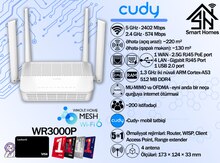 Router Cudy AX3000 2.5G Mesh Wi-Fi 6 PoE WR3000P