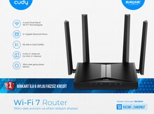 Wi-Fi 7 dəstəkli Gigabit Router Cudy WR3600