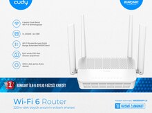 Wi-Fi 6 dəstəkli Gigabit Router Cudy WR3000P