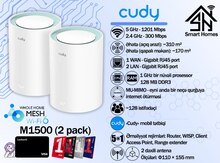 Cudy AX1500 Gigabit Wi-Fi 6 Mesh System M1500 (2 pack)