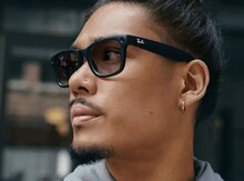 RayBan Meta Matte Black Polar Gradient Graphite 