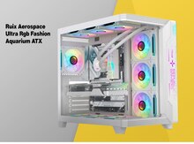 Gaming Case "Ruix Aerospace Aquarium ATX White"