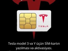 "Tesla" sim kartın yazılması