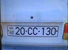 Avtomobil qeydiyyat nişanı - 20-CC-130