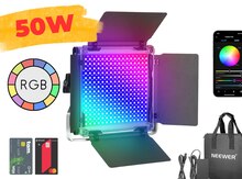 “Neewer 660 Pro RGB” çəkiliş üçün LED panel işıqlandırma