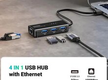 20265 UGREEN USB 3.0 Hub with Gigabit Ethernet Adapter