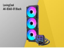 Argb CPU Fan LovingCool AK-B360-01 Black
