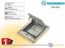 Sinoamigo SOB-3SFA suya davamlı döşəmə üçün çıxış qutusu (IP66, 6 modul)