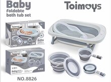 TOIMOYS Qatlana Bilən Körpə Hamam dəsti 4 in 1