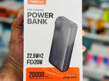 Xarici akkumulyator Recci RPB-P49 22.5W 20000 mAh