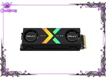 PNY XLR8 Gaming Epic-X RGB 1TB PCIe Gen5 x4 NVMe M.2 SSD UP to11500 / 8500 MB/s with RGB Dual Fan 