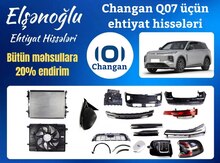 Changan Qiyuan Q07 ehtiyat hissələri