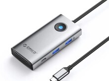 DS ORICO-PW11-6PR-RG-EP   6-in-1  GLan,3xUSB 3.0, PD 100 W,HDMI 4K/30Hz,