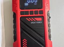 Jump Starter avtomobil cərəyan ötürücü naqil başlığı və nasosu