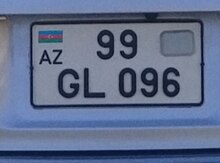 Avtomobil qeydiyyat nişanı - 99-GL-096