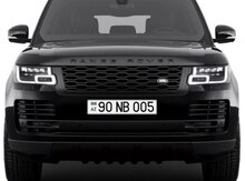 Avtomobil qeydiyyat nişanı - 90-NB-005