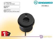 Sinoamigo STS-R90-2 masa üçün quraşdırılan elektrik çıxışı və USB-A + USB-C şarj modulu