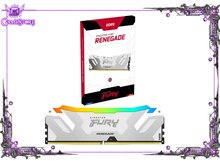 2X16GB DDR5 KINGSTON FURY RENEGADE 8000MHZ RGB White