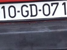 Avtomobil qeydiyyat  nişanı - 10-GD-071