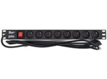 S-NET PDU 1004-1U-G6-K1 19" 6 way On/Off