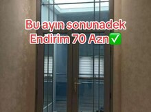 Plastik qapı və pəncərə