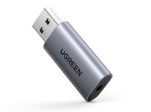 UGREEN CM383 — USB 2.0‑dan 3.5 mm Audio Adapter