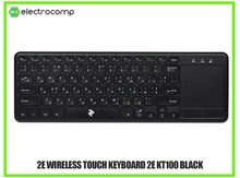 Klaviatura "Bluetooth 2E WIRELESS TOUCH KEYBOARD 2E KT100 BLACK"