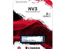 SSD yığıcı Kingston 2000G NV3 M.2 2280 NVMe SSD (SNV3S/2000G)