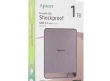 SSD yığıcı Apacer Portable SSD AS724 / 1TB / USB 3.2 Gen 2 / Mauve (AP1TBAS724M-1)