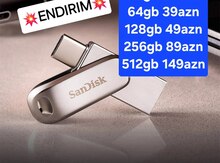 Type-C yaddaş kartı "Sandisk"
