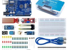 Arduino seti, ph sensor, nəm sensoru, breadbord 
