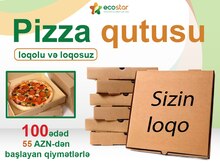 Pizza qutusu (loqolu)