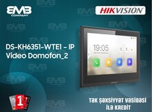 IP video domofon monitoru DS-KH6351-WTE1 