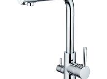 Su təmizləyici çıxışı olan mətbəx kranı LATTE Sink 