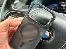 iPhone 17 Pro lüks MagSafe silikon arxalığı