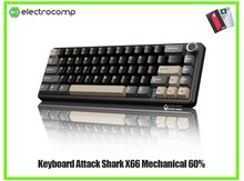 Mexaniki klaviatura Keyboard Attack Shark X66 Mechanical 60% RGB