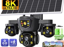 4G solar PTZ360° 4 kamera 12MP/4K+64GB