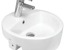 GÜRAL bütöv 46×47 oval yarım ankastr əl yuyan
