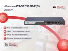 Hikvision DS-3E0318P-E(C) 16 Port PoE Switch
