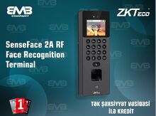 ZKTeco SenseFace 2A RF – Üz Tanıma, Barmaq İzi və Kart ilə Giriş Nəzarət və İşçi Davamiyyət Terminal