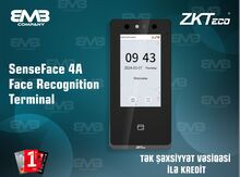 ZKTeco SenseFace 4A üz tanıma ilə giriş nəzarət və işçi davamiyyət terminalı