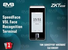 ZKTeco SpeedFace V5L - üz tanıma və barmaq izi ilə giriş nəzarət və işçi davamiyyət terminalı