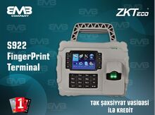 ZKTeco S922 - barmaq izi ilə işçi davamiyyət və qeydiyyat terminalı