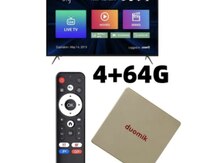 Android 14.0 TV səs nəzarətli pult, 4K çözünürlük