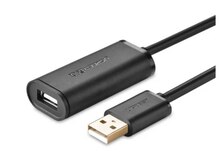 USB kabel uzadıcı "10321 UGREEN USB 2.0 Active Extension Cable with Chipset 10m (Black) US121"