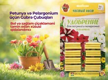 Petunya və Pelargonium gübrə çubuqları