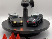 Pultlu drift maşını Mercedes Benz E Class & BMW 1:43