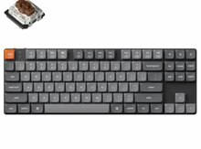 Simsiz oyun klaviaturası Keychron K1 Max Gateron White Backlight Brown Switch (K1M-A3Z-AZ)